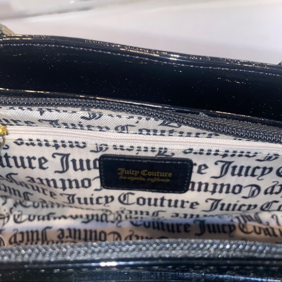 Juicy Couture Woman Faux Leather Satchel Hand Bag Purse Crossbody Deboss NWT - Picture 8 of 9